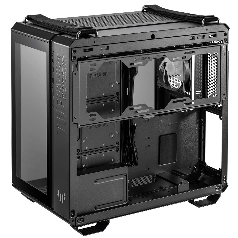 ASUS TUF Gaming GT502 PLUS TG Black modulares Zweikammer PC Gehäuse