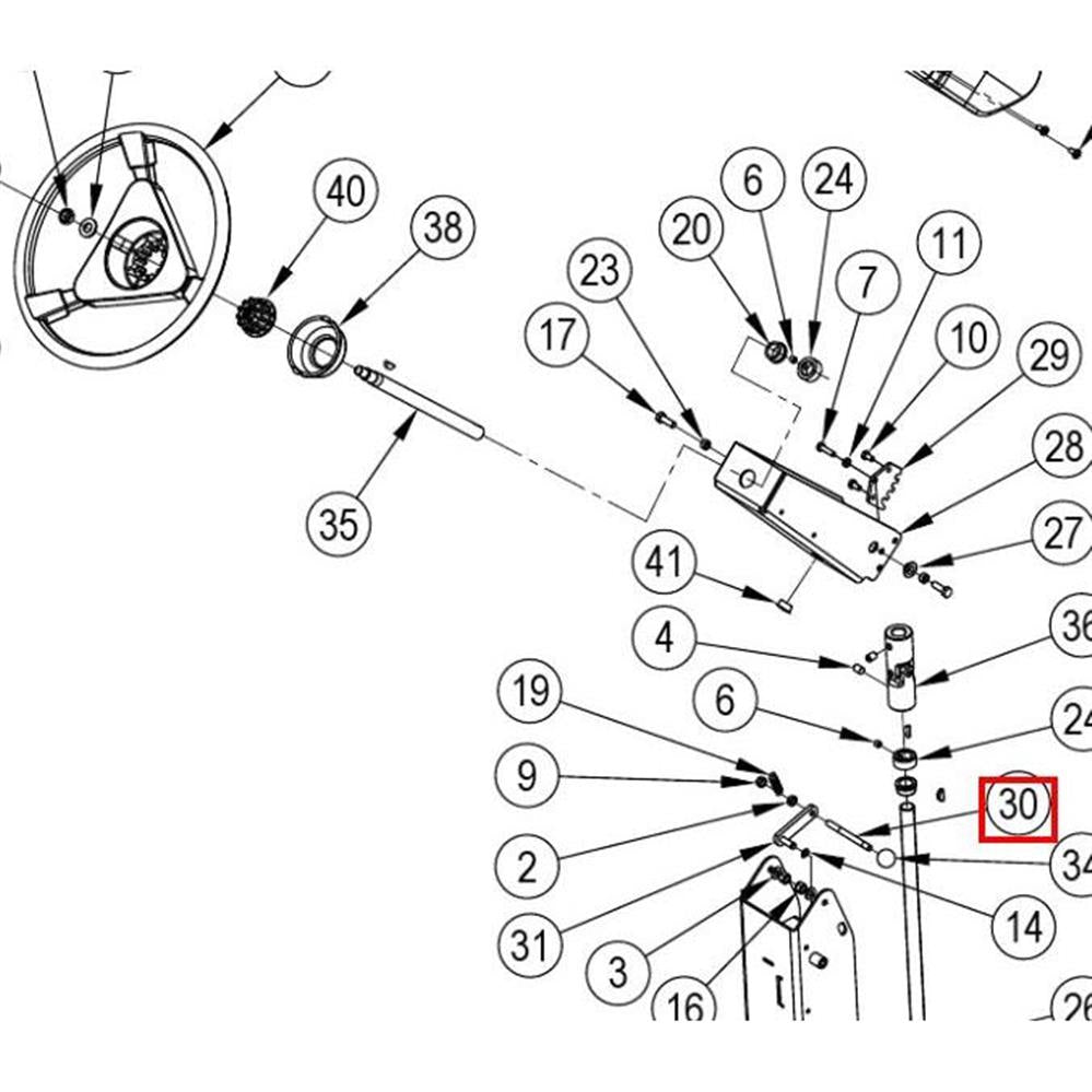 Nilfisk Original 56414078 Neigungsgradstange Ersatzteil