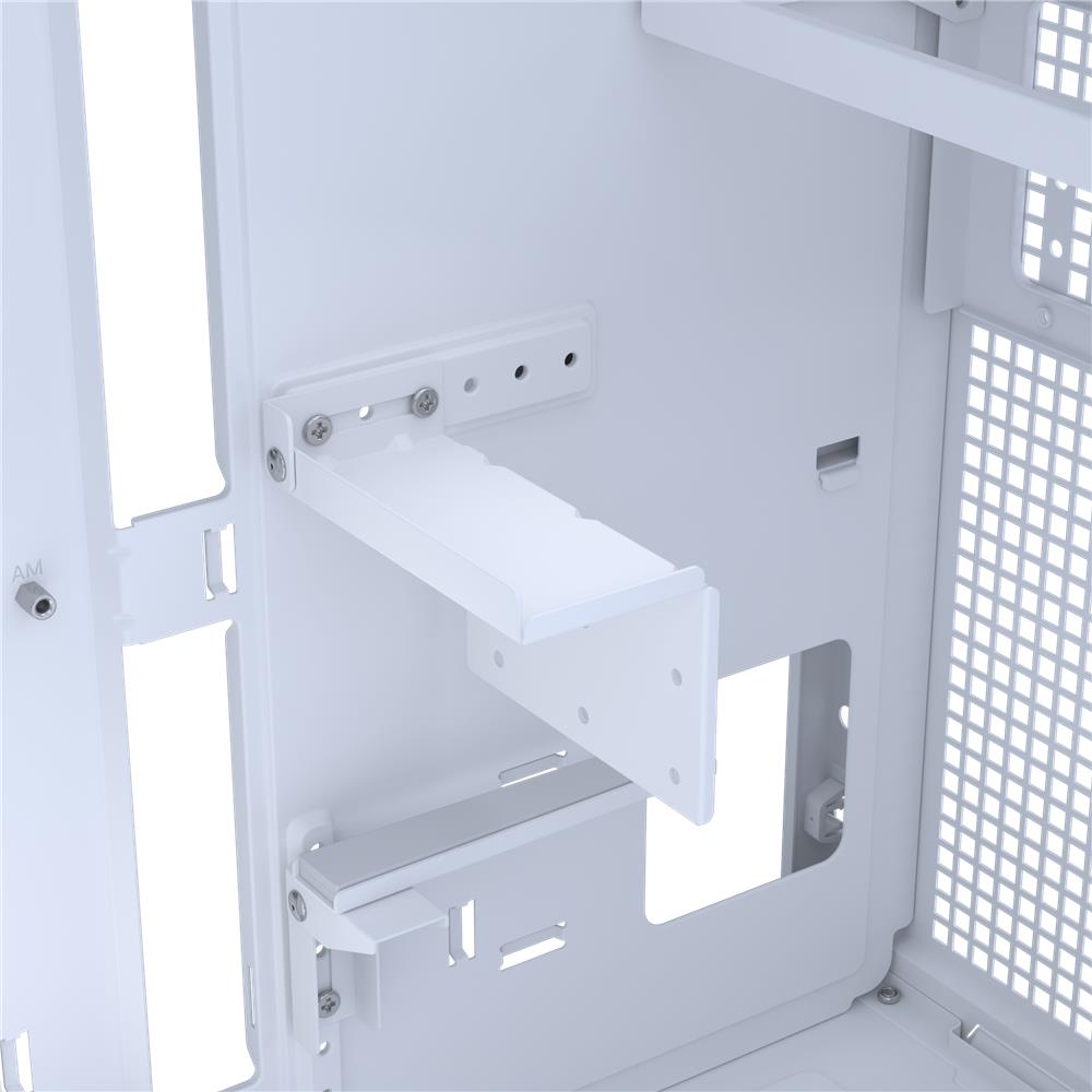 ASUS Prime AP303 Mesh Panel ATX PC Gehaeuse White mit 360 mm Radiator und USB 20Gbps