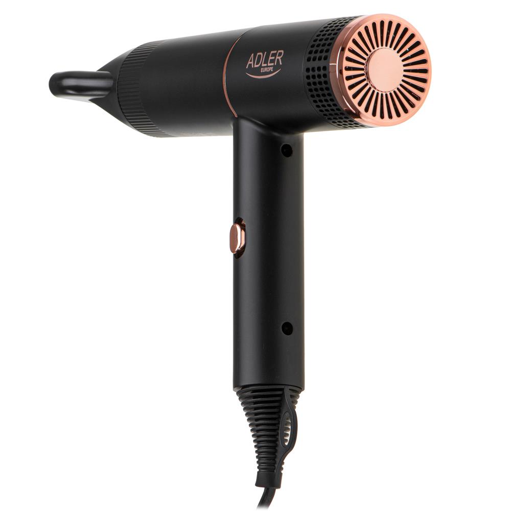 Adler AD 2278 Haartrockner 1400 W mit Ionisierungs Technologie Schwarz