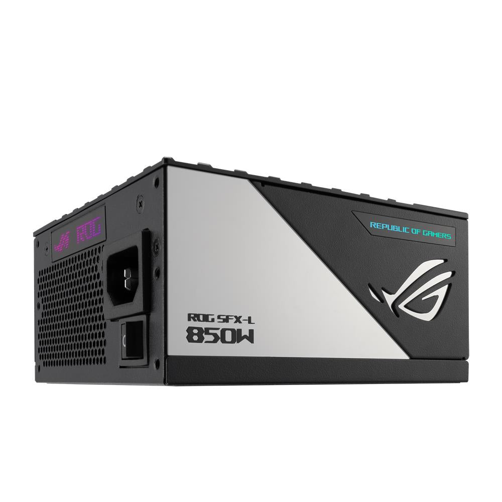 ASUS ROG Loki SFX-L 850W Vollmodulares Netzteil 80+ Platinum 120mm PWM ARGB Lüfter Aura Sync
