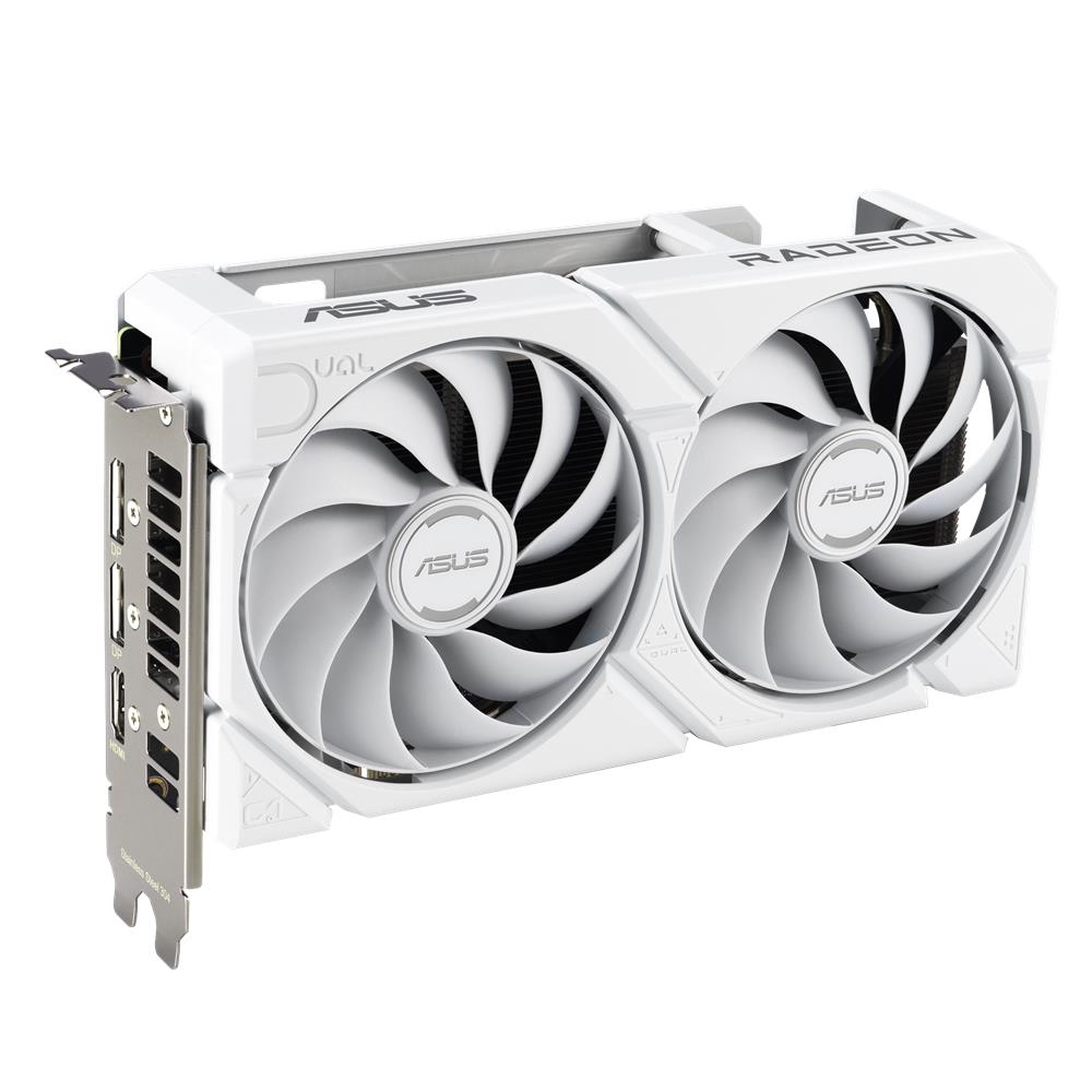 ASUS Dual Radeon RX 9060 XT 16GB GDDR6 White Gaming Grafikkarte PCIe 5.0
