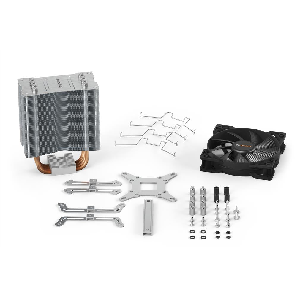 be quiet! Pure Rock 2 Luftkühler CPU-Kühler 150W TDP Kühlleistung 6mm-Heatpipes