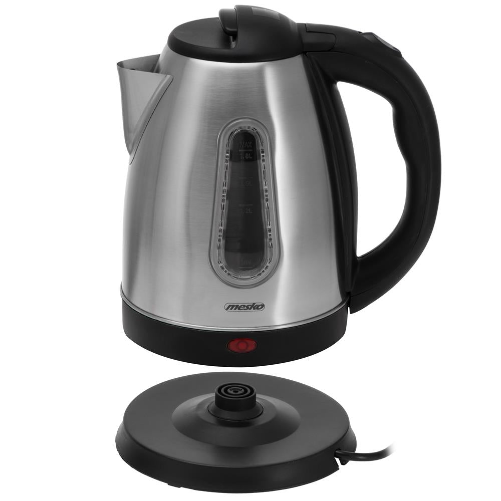 Mesko MS 1353 Wasserkocher – Edelstahl, 1,8 L, Trockenkochschutz & automatische Abschaltung