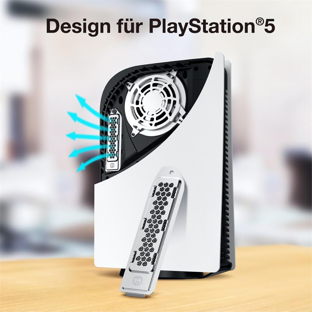 GRAUGEAR Wärmeableitende Metall Abdeckung für PS5 M.2 SSD Slot