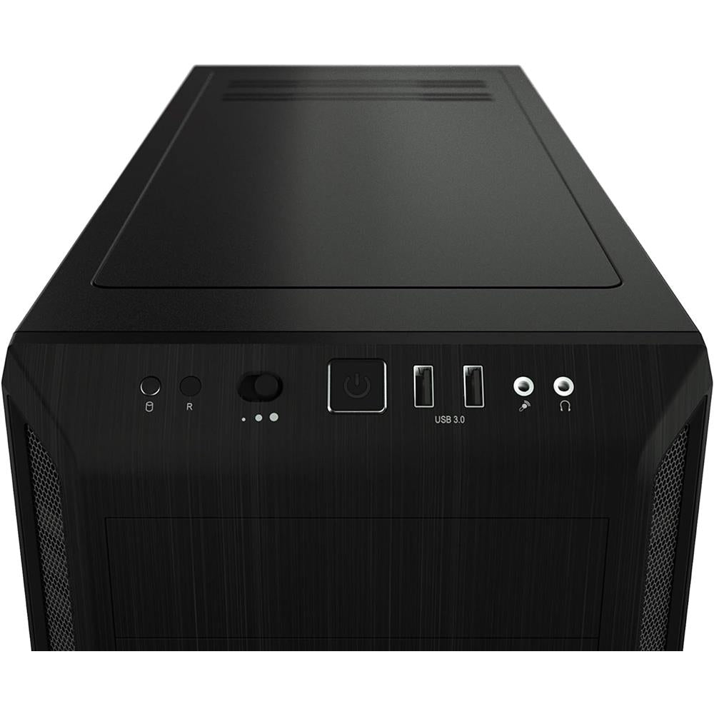 be quiet! Pure Base 600 Window Black Gehäuse Schwarz gedämmt 2 vorinstallierte Pure Wings 2 Lüfter mit Seitenfenster