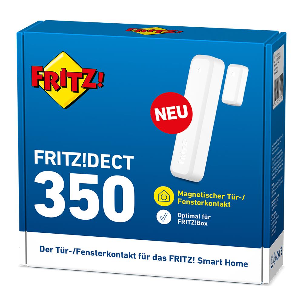 FRITZ!DECT 350 – Kompaktes Smart-Thermostat als Tür-/Fensterkontakt für effiziente Heizungssteuerung