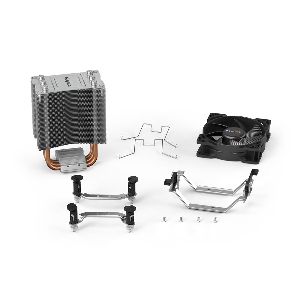 be quiet! Pure Rock Slim 2 PC Prozessorkühler leise und kompakt CPU-Kühler für enge PC-Gehäuse