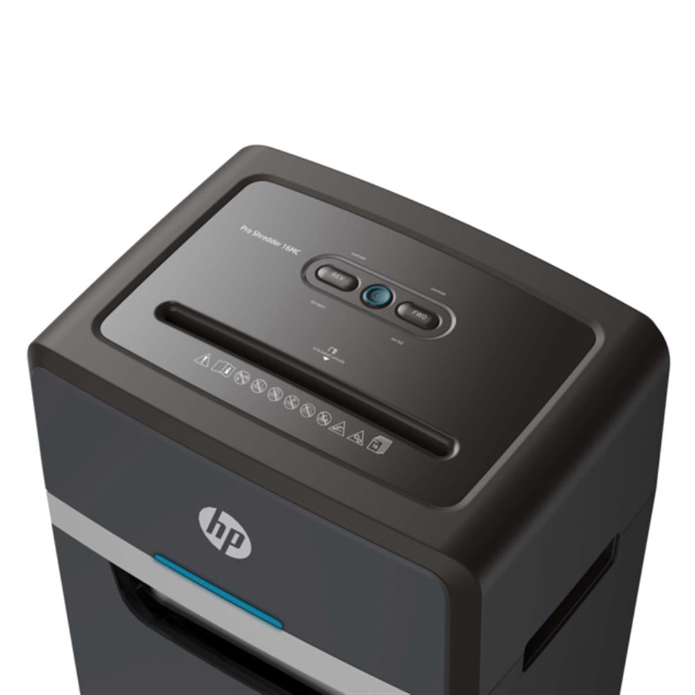 HP Pro Shredder 16MC Aktenvernichter P5 Micro Cut 16 Blatt 30 Liter