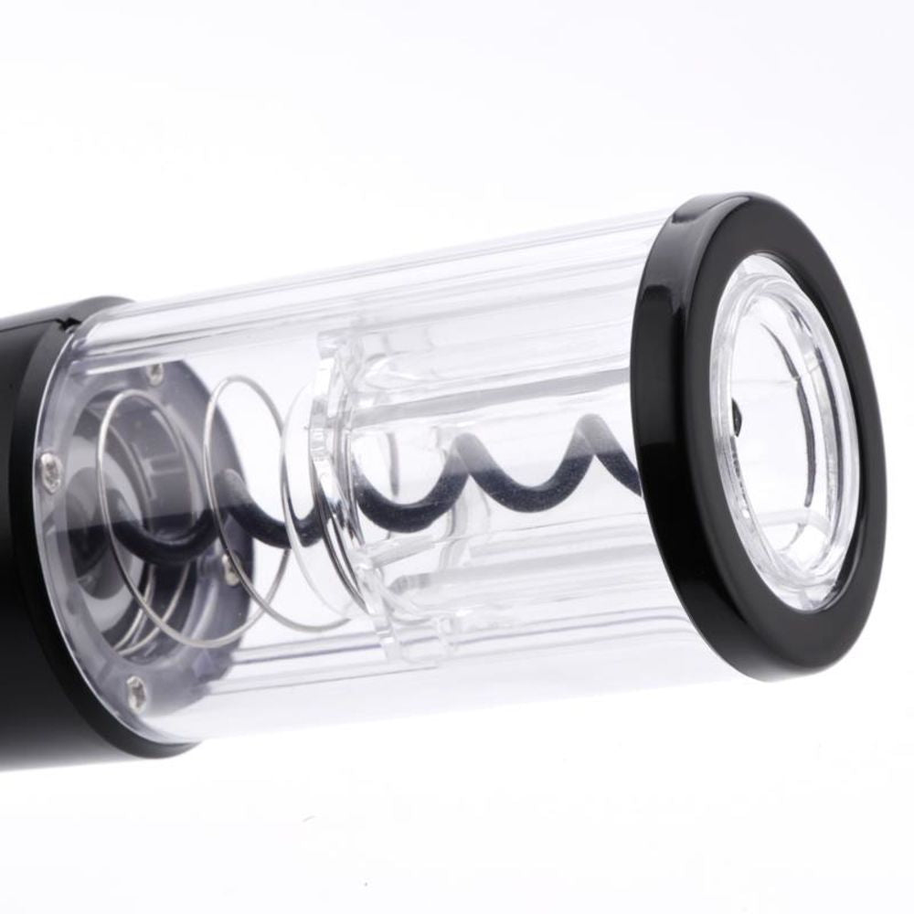 Adler AD 4490 Elektrischer Weinöffner mit LED Beleuchtung, Weinflaschenöffner Schwarz