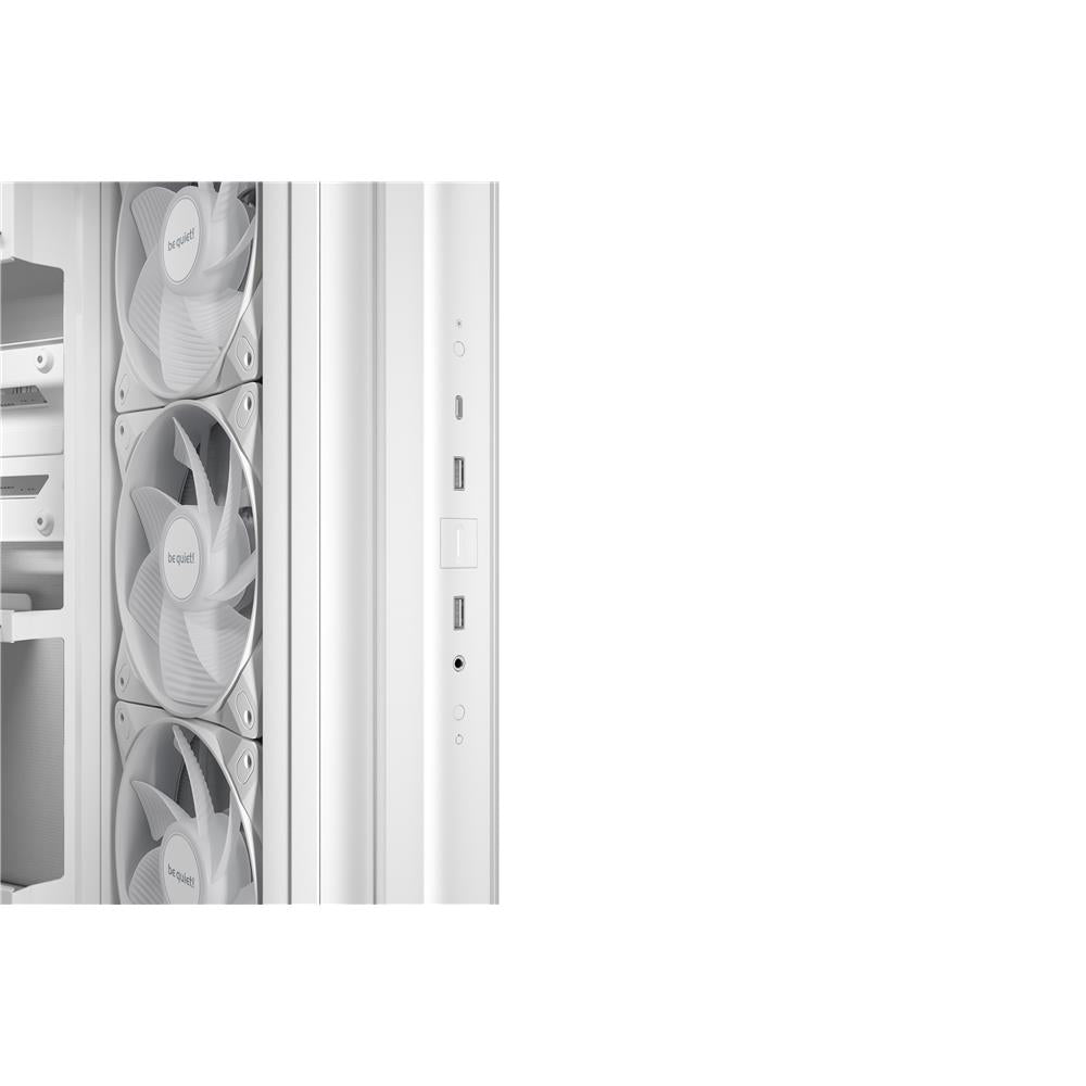 be quiet! Light Base 500 LX White PC-Gehäuse vollständig verglaste Front- und Seitenpaneele Show Case