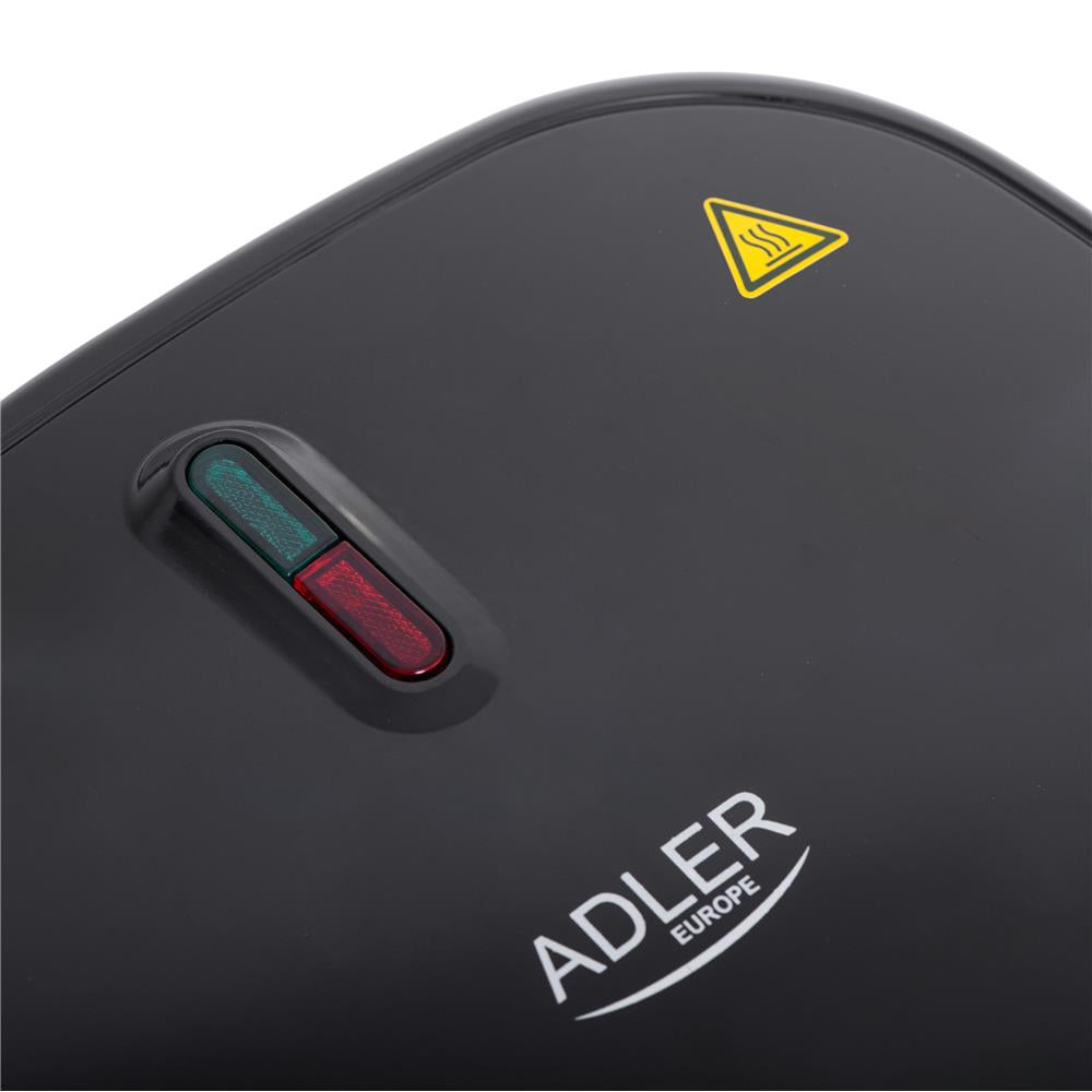 Adler AD 3071 Nuss Plätzchenbäcker für 12 Stück Schwarz