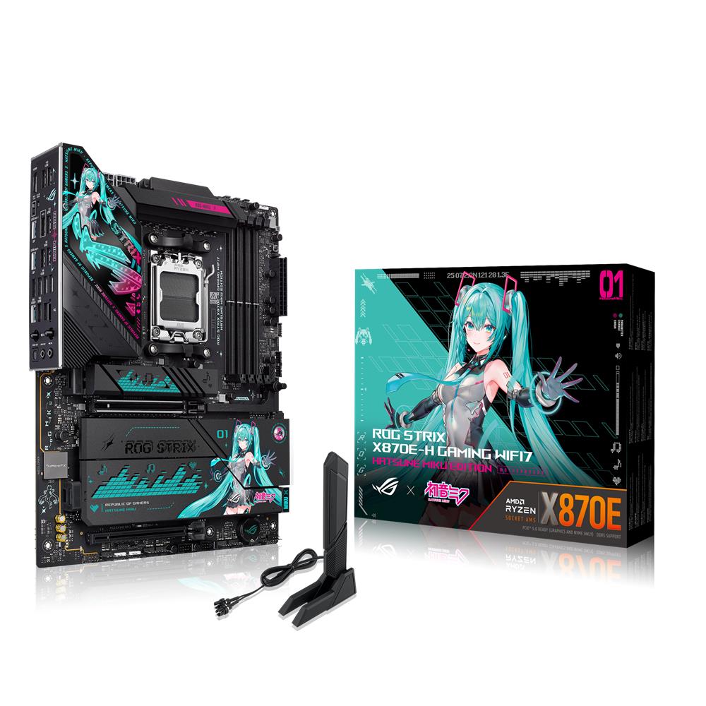 ASUS ROG Strix X870E-H Gaming WiFi7 Hatsune Miku Edition Mainboard AM5 ATX DDR5