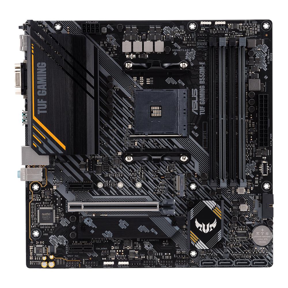 ASUS TUF Gaming B550M-E Gaming Mainboard Sockel AM4 (micro-ATX, Ryzen, PCIe 4.0, M.2, Ethernet)