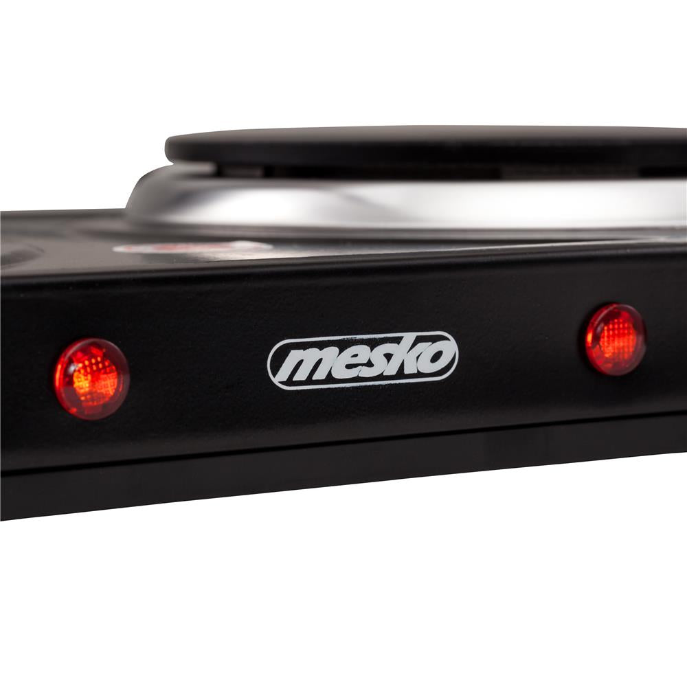 Mesko MS 6509 Doppelkochplatte 2000 Watt Schwarz
