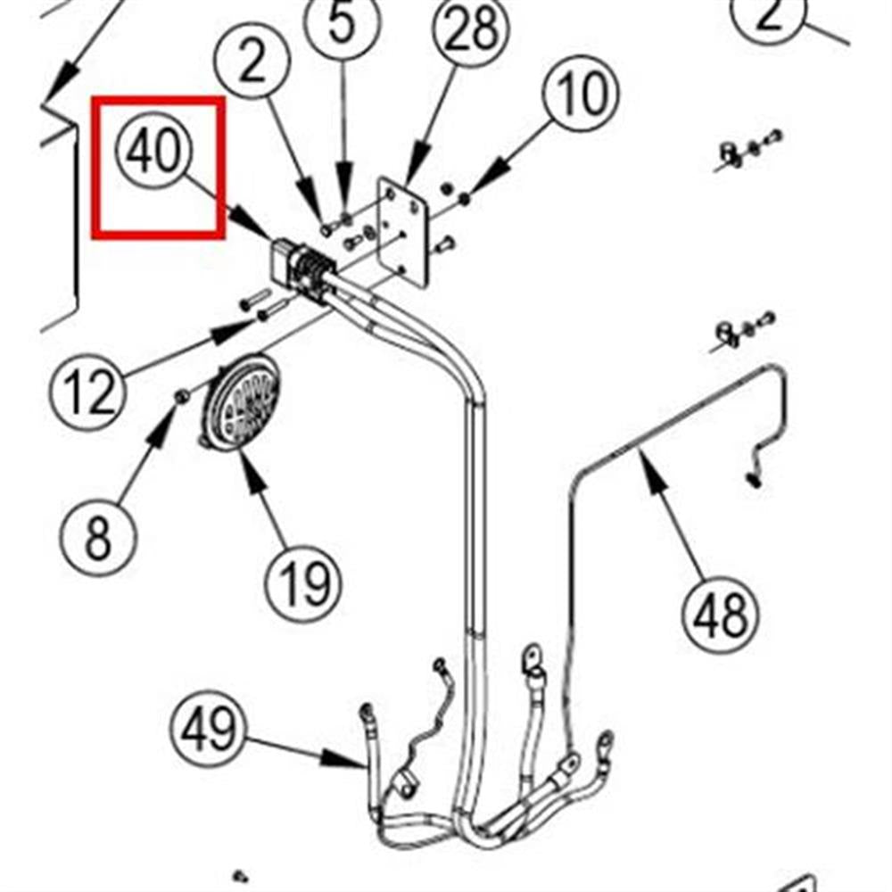 Nilfisk Original 56511645 Stromzufuhr Ersatzteil