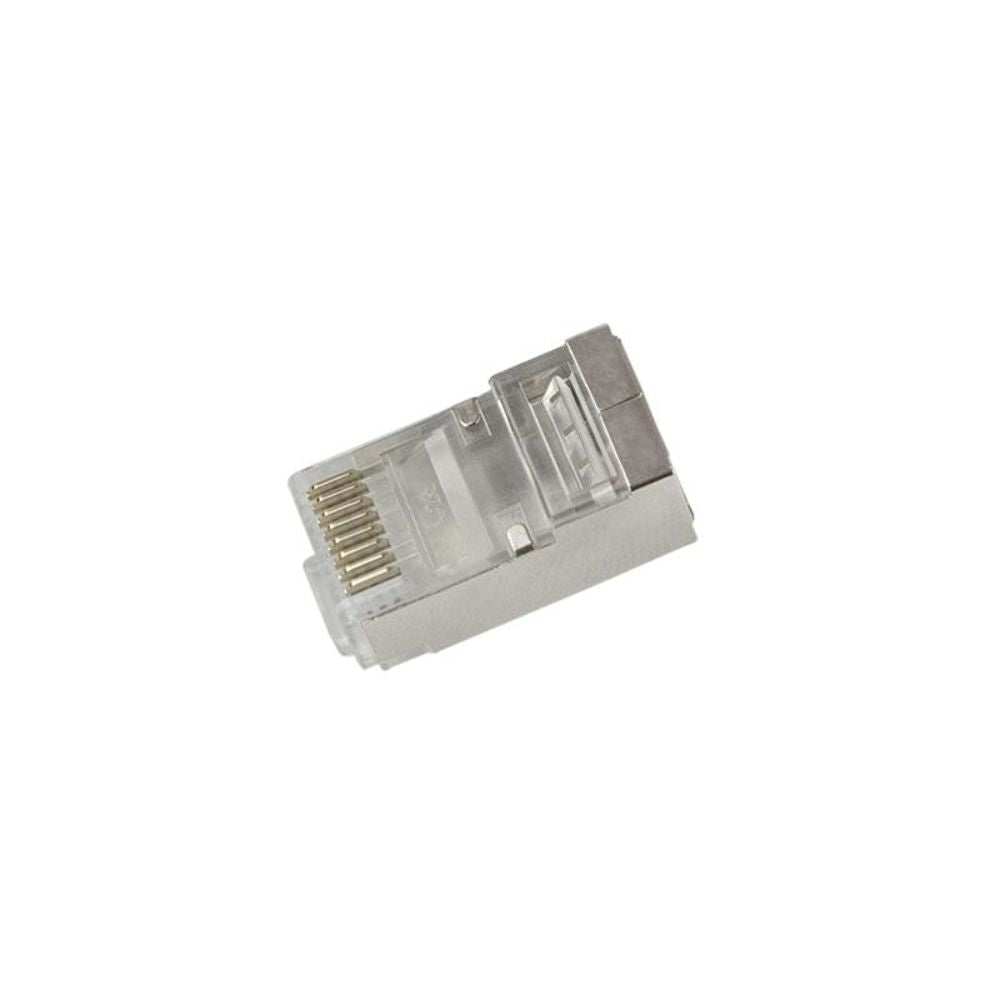 LogiLink RJ45 Modularstecker Cat 6 geschirmt vorne offen 50 Stück