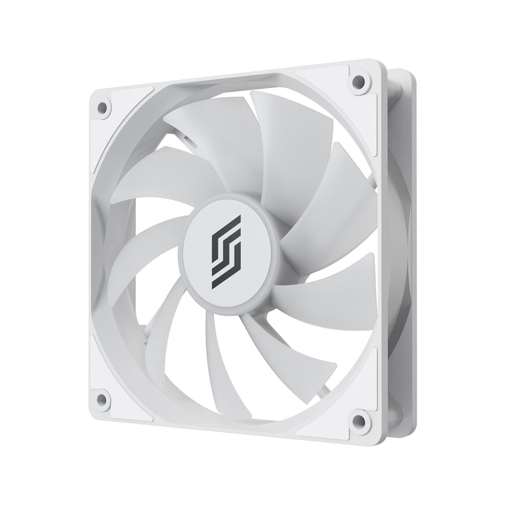 Silentware RF120W White 120mm PWM A-RGB Gehäuselüfter, leise, RGB-Beleuchtung, Gaming-PC
