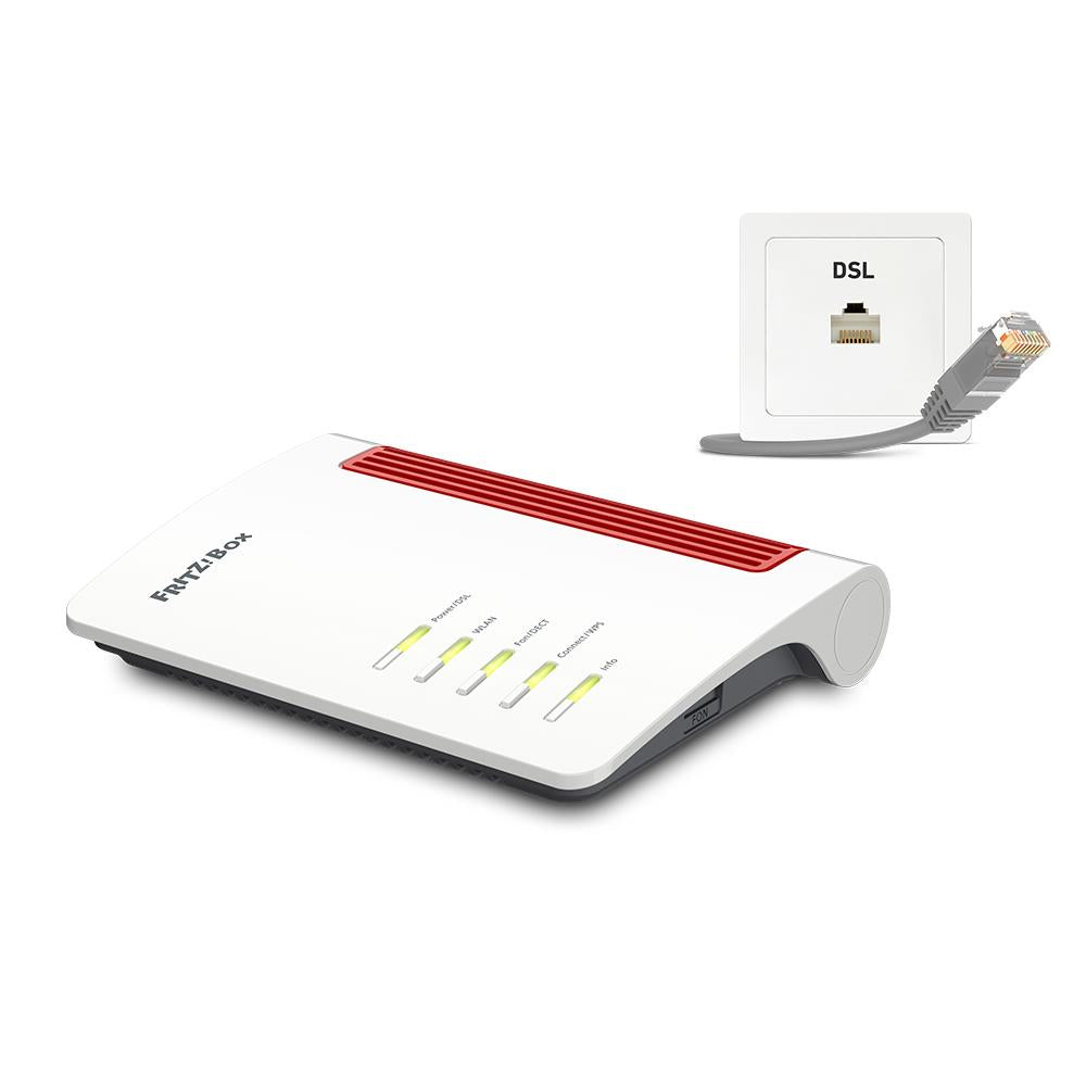 FRITZ!Box 7510 – Einsteiger-Router mit Wi-Fi 6 & kompakter Bauweise