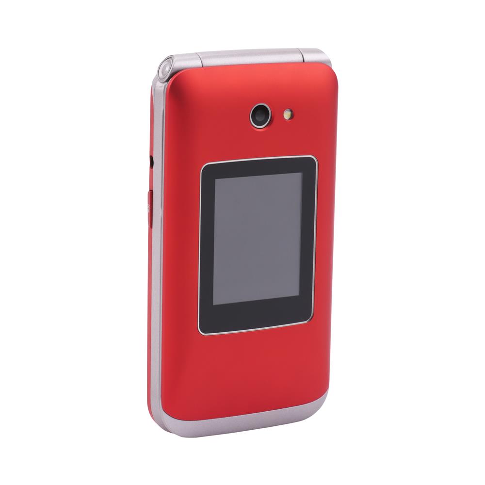 Olympia Mobiltelefon VITUS 4G Bluetooth Seniorenhandy große Tasten Klapphandy rot