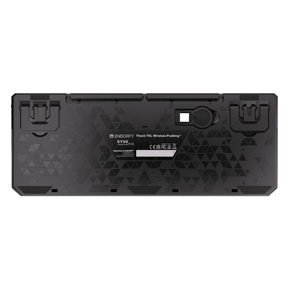 ENDORFY Thock TKL Wireless Pudding (schwarz, DE-Layout, Kailh BOX Red), Tastatur, Beleuchtet, Kabellos