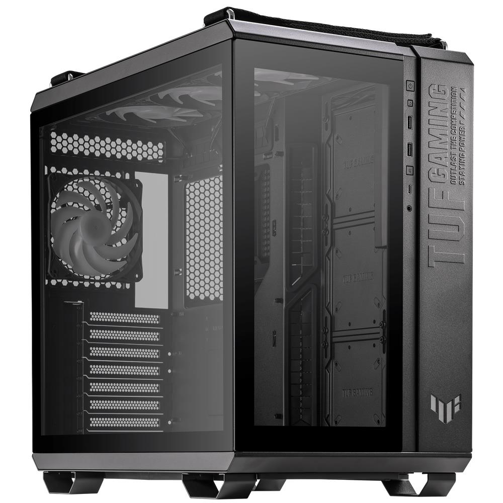 ASUS TUF Gaming GT502 PLUS TG Black modulares Zweikammer PC Gehäuse