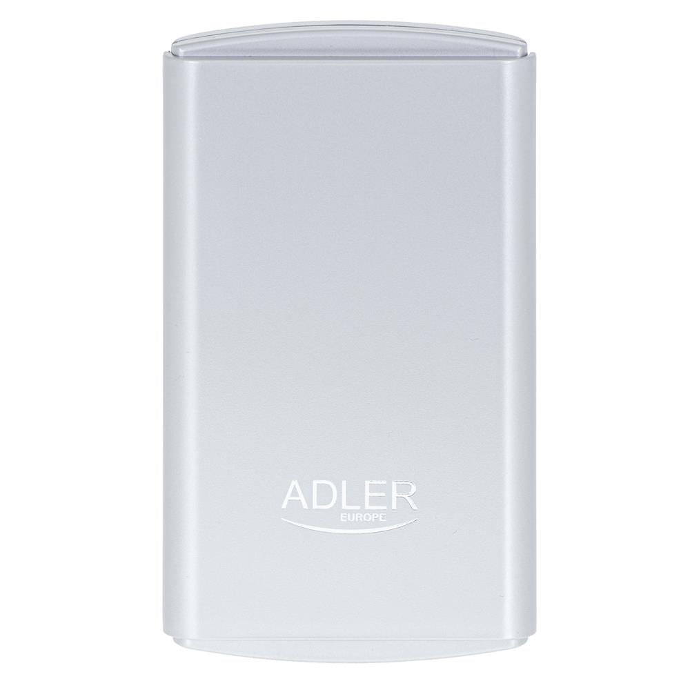 Adler AD 3168 Digitale Präzisionswaage Feinwaage mit beleuchtetem LCD Display Silber