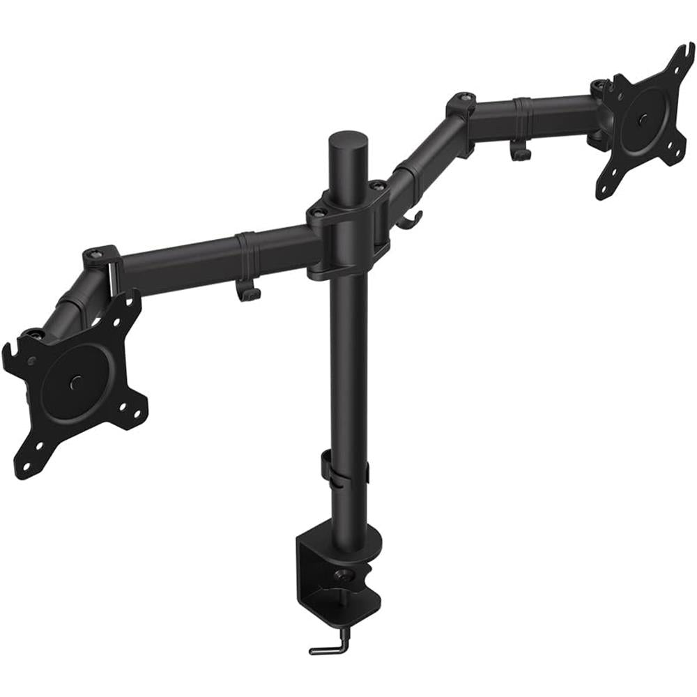ENDORFY Atlas Double, Monitorhalterung, für 2 Monitore bis zu 27 Zoll, Schwarz | EY8F002