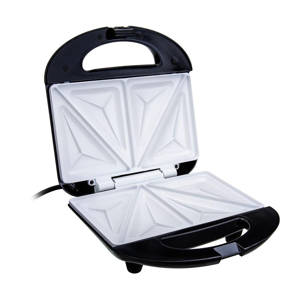 Camry CR 3018 Sandwichmaker mit Keramikbeschichtung Schwarz Silber