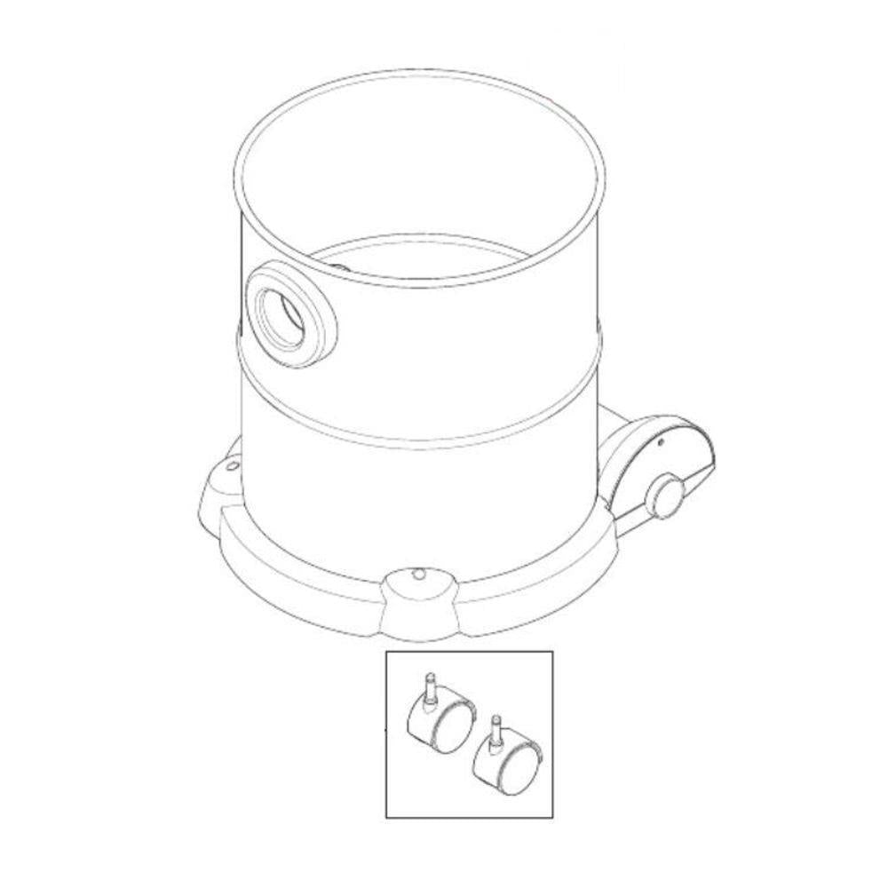 Nilfisk Original 31001068 Container 30L Inox Complete Behälter