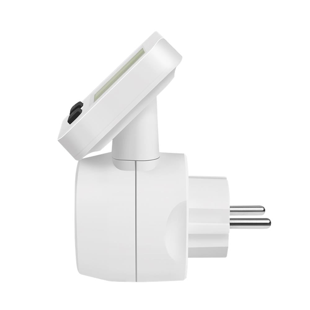 LogiLink Energiekosten-Messgerät mit 180° drehbarem Display – Stromverbrauch im Blick