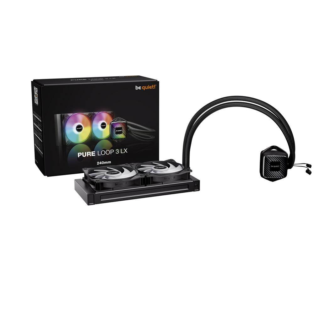 be quiet! Pure Loop 3 LX 240 mm All-in-One-Wasserkühlung 2 Light Wings LX 120 mm PWM High-Speed Lüfter