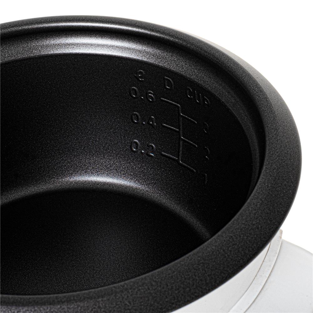 Adler AD 6418 Reiskocher 0,6 Liter kompakt mit Warmhaltefunktion Weiß