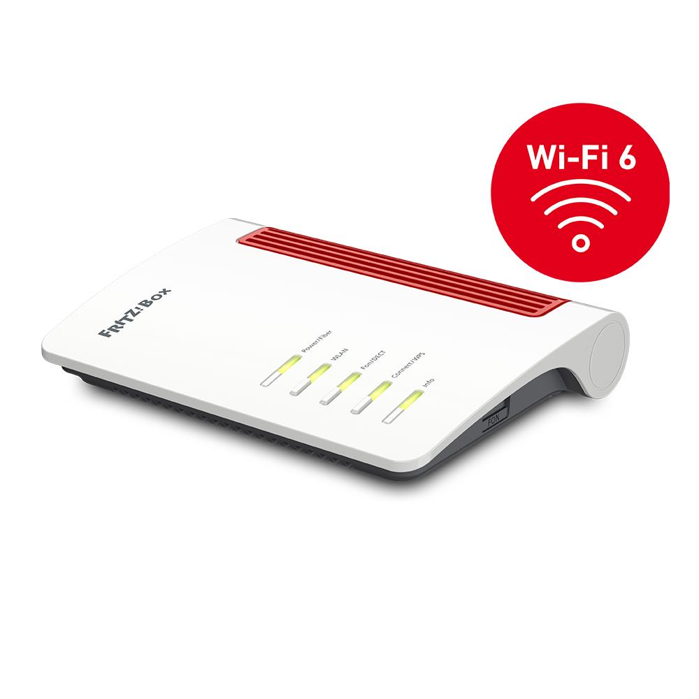 FRITZ!Box 5530 Fiber – Glasfaser-Router mit Wi-Fi 6 & integriertem SFP-Modul