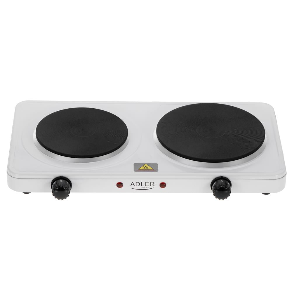 Adler AD 6520 Doppelkochplatte elektrisch weiß