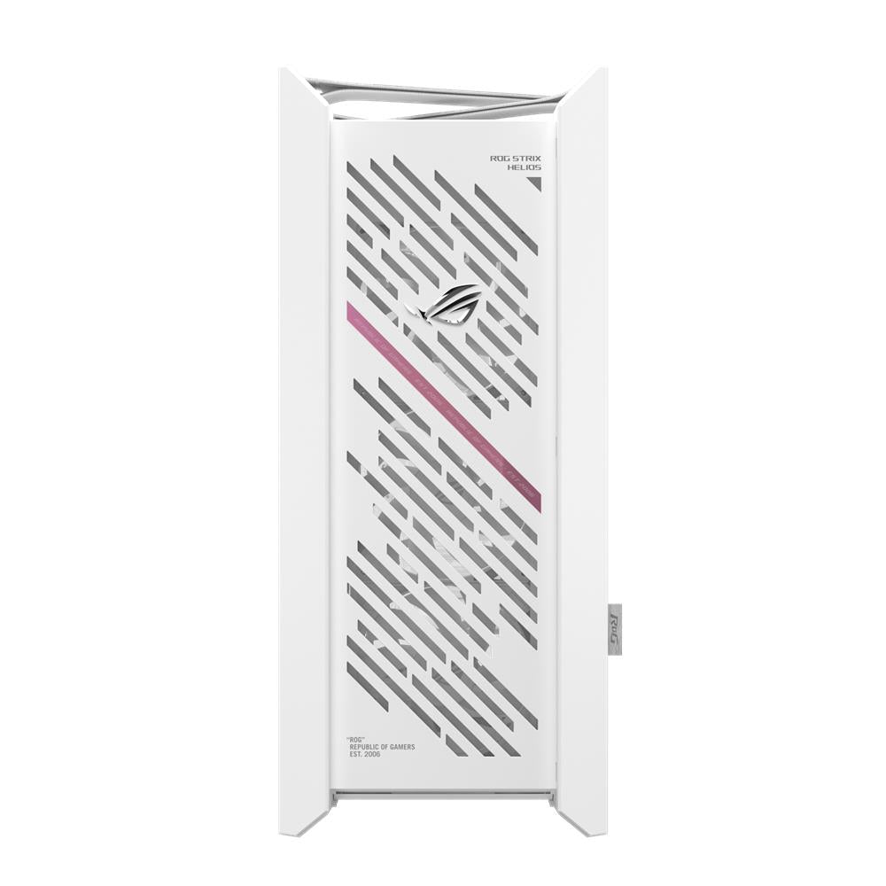 ASUS ROG Strix Helios II White EATX Mid Tower Gaming PC Gehäuse mit 4 Lüftern