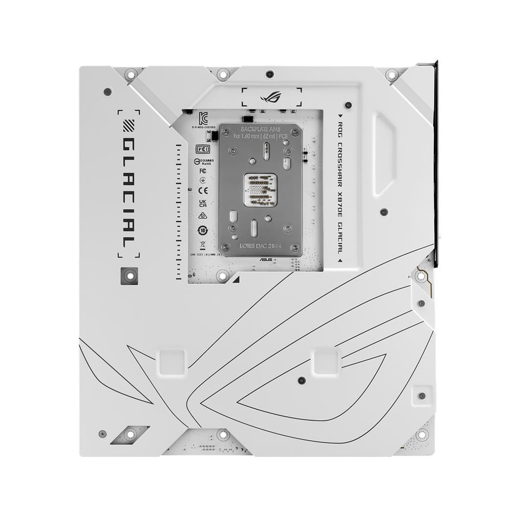 ASUS ROG CROSSHAIR X870E GLACIAL Mainboard AM5 E-ATX DDR5 PCIe 5.0 WiFi 7