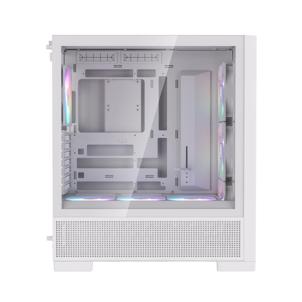 Silentware Air 2000 A-RGB White – Midi Tower mit Glas-Seitenfenster & 7 RGB-Lüftern für maximalen Airflow