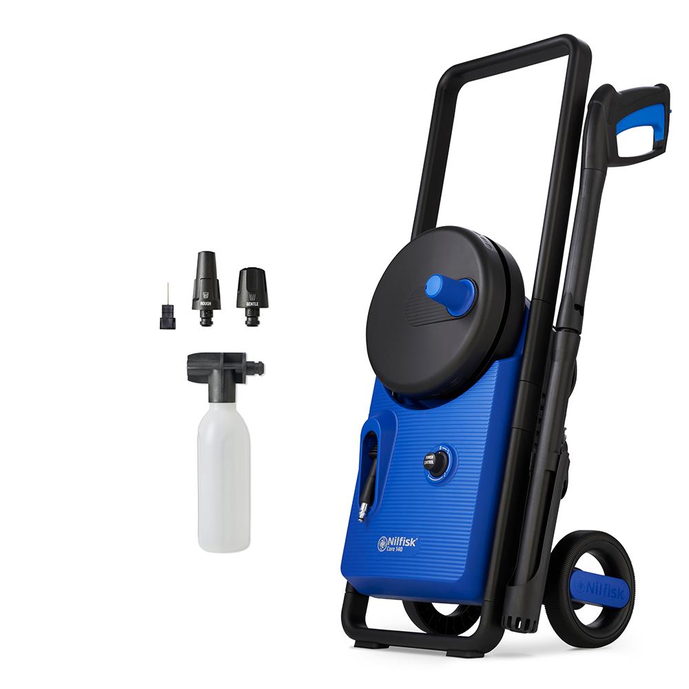Nilfisk Hochdruckreiniger Core 140-6 PowerControl - 140 bar, mit Druckregulierung, Schlauchtrommel