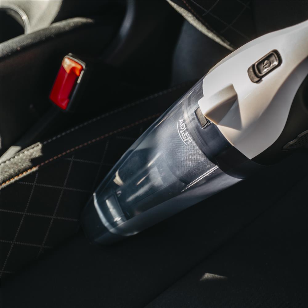 Adler AD 7059 Autostaubsauger Handstaubsauger mit LED Licht Weiß Schwarz