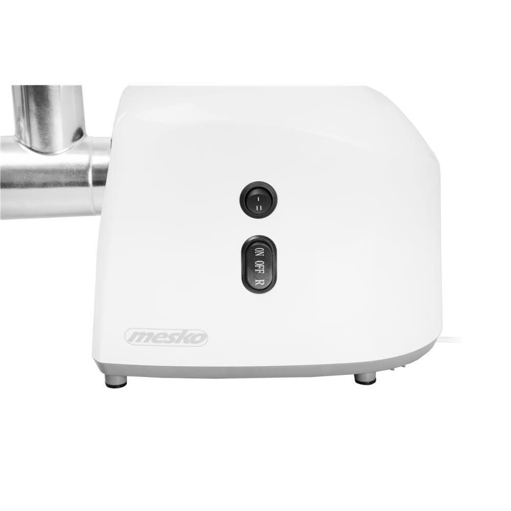 Mesko MS 4805 Fleischwolf 1500 Watt mit Wurstaufsatz Weiß