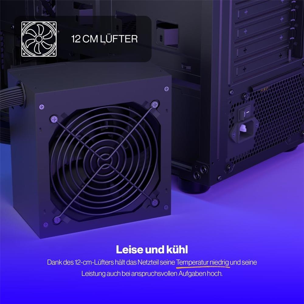 ENDORFY Elementum E5 550W ATX PC Netzteil mit 80 PLUS