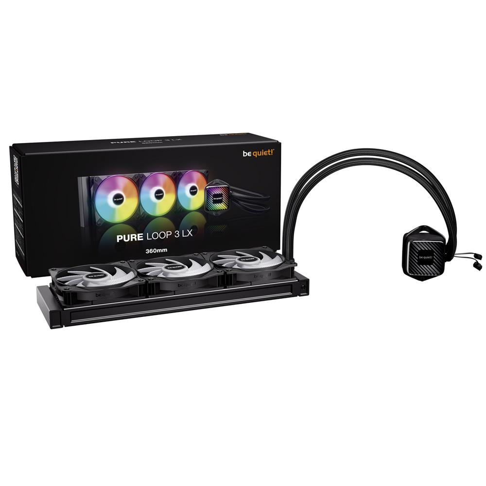 be quiet! Pure Loop 3 LX 360 mm All-in-One-Wasserkühlung 3 Light Wings LX 120 mm PWM High-Speed Lüfter