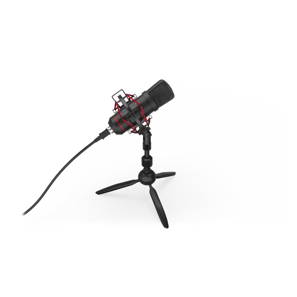 ENDORFY Solum T USB Mikrofon Schwarz mit Anti Shock Montage und Stativ