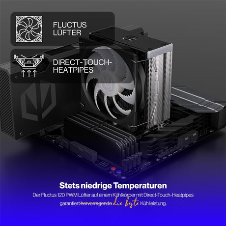 ENDORFY Fera 5 ARGB CPU-Kühler, Beleuchtet, inklusive Wärmeleitpaste | EY3A007