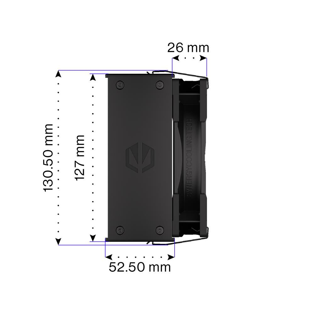 ENDORFY Fera 5 Black CPU-Kühler, inklusive Wärmeleitpast | EY3A011