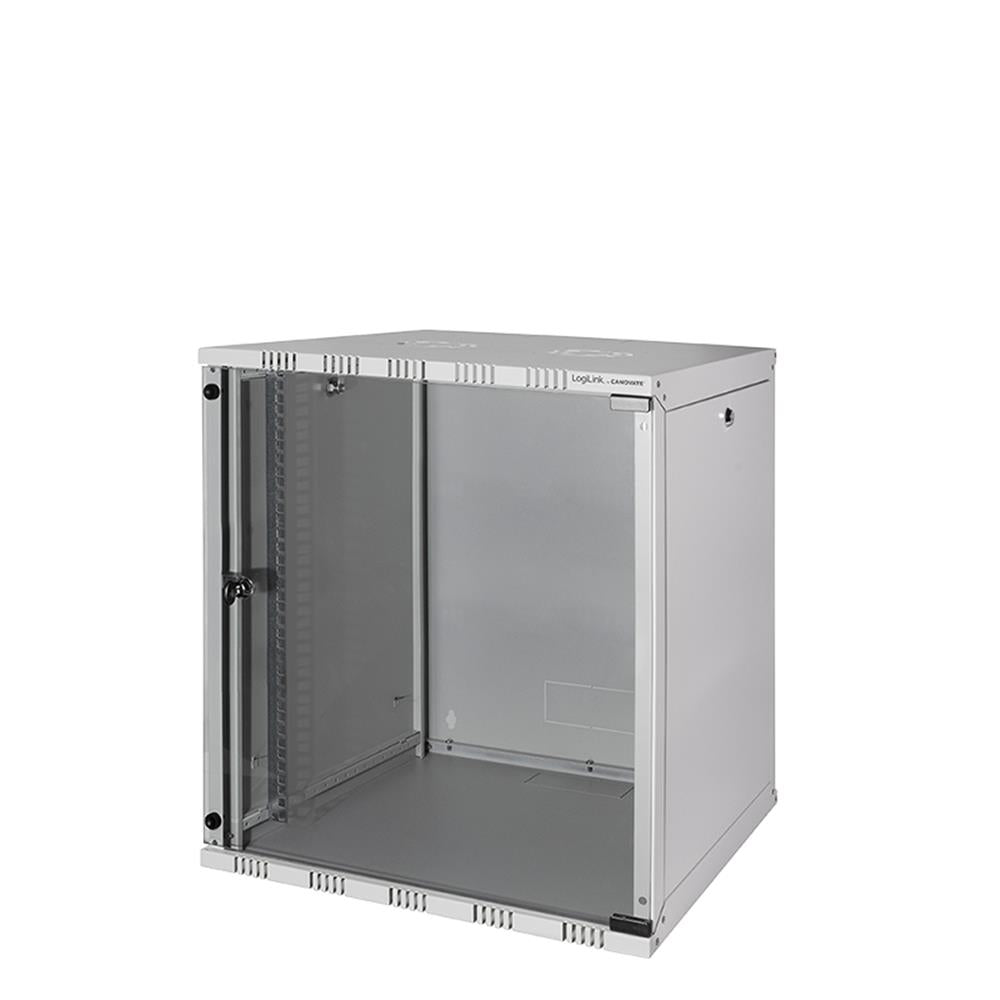 LogiLink 19 Zoll SOHO Wandschrank 12 HE Grau unmontiert