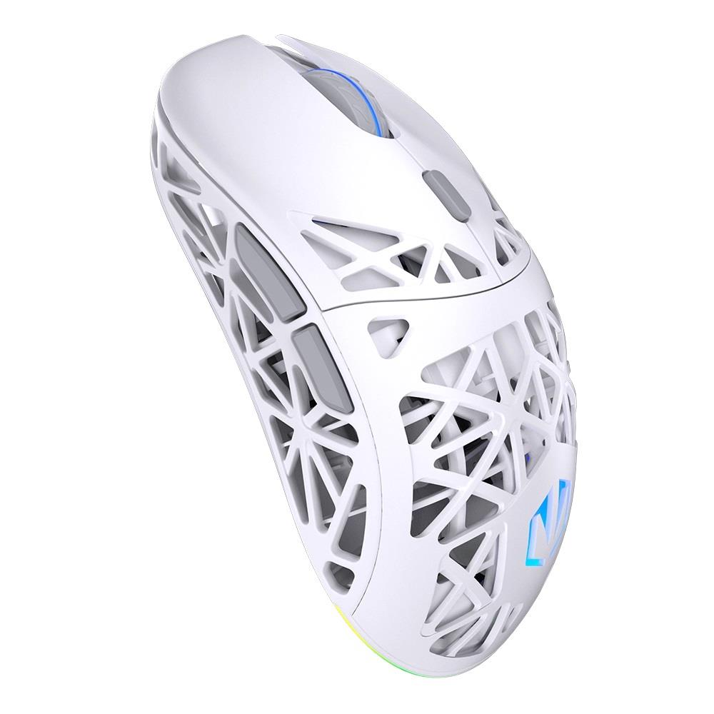 ENDORFY LIV Wireless Onyx White, Gaming Maus, kabellos, Ultraleicht (69 g), Weiß, 12.000 DPI, ARGB