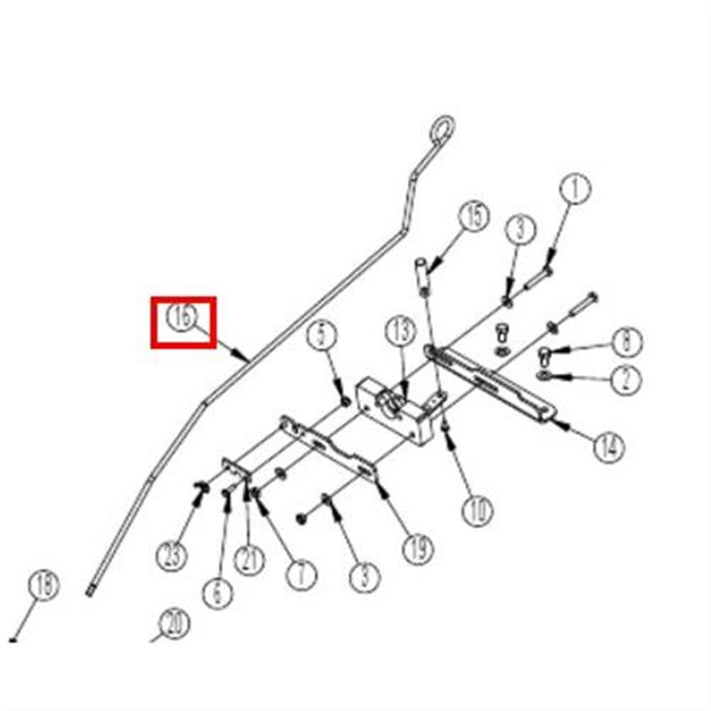 Nilfisk Original 56509865 Pull Rod / Zugstange