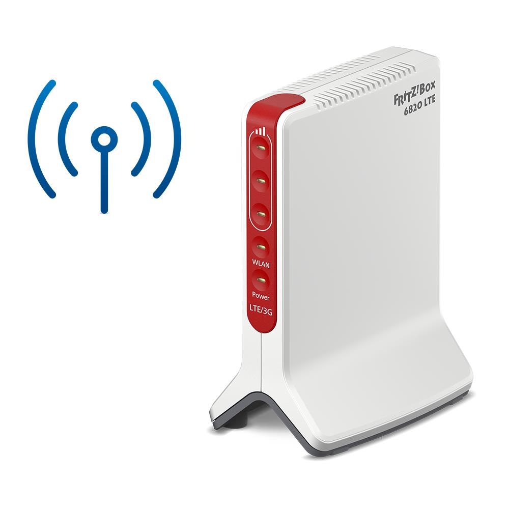 FRITZ!Box 6820 LTE V4 – Mobiler LTE-Router mit verbesserter Netzabdeckung & WLAN